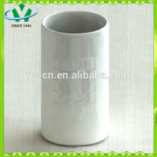 Mordern Home Decor Cilindro Branco Vaso Cerâmico